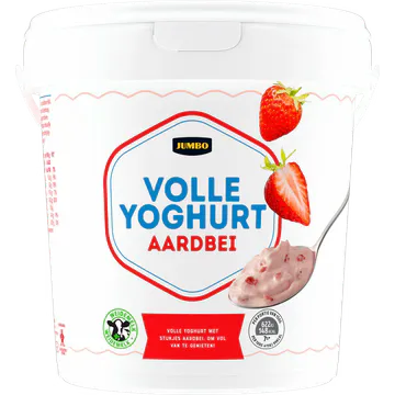 Jumbo Volle Yoghurt Aardbei 1 KG