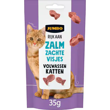 Jumbo Rijk aan Zalm Zachte Visjes 35 g