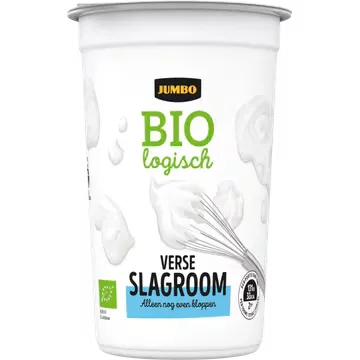 Jumbo Verse Ongeklopte Slagroom Biologisch 250 ML