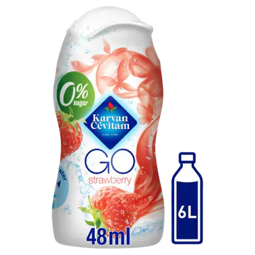 Cevitam Karvan Cévitam GO Aardbei Siroop 48 ml