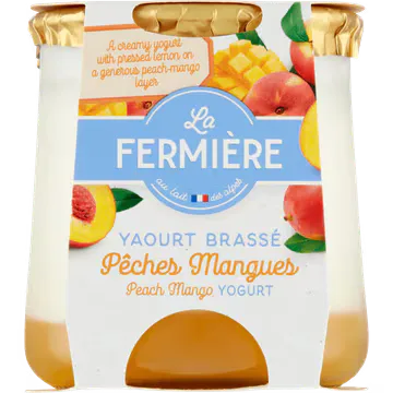 LA FERMIERE La Fermière Perzik Mango Yoghurt 160 g