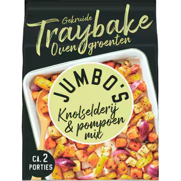 Jumbo's Traybake Knolselderij & Pompoen Mix 450 g