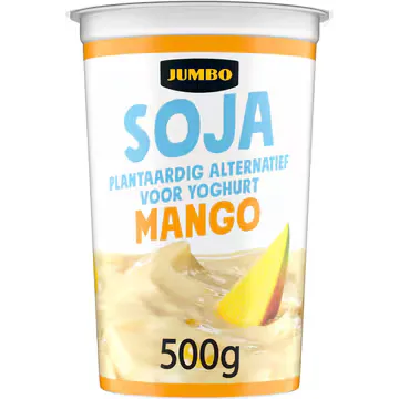 Jumbo Soja Plantaardig Alternatief voor Yoghurt Mango 500 g