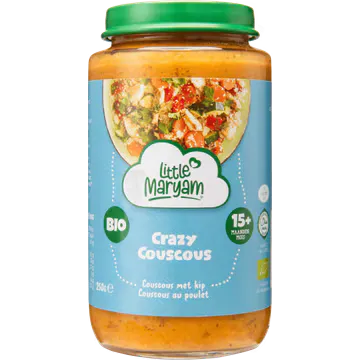Little Maryam Bio Crazy Couscous Couscous met Kip 15+ Maanden 250 g
