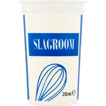 Neutraal (merkloos) Verse Ongeklopte Slagroom 250 ML