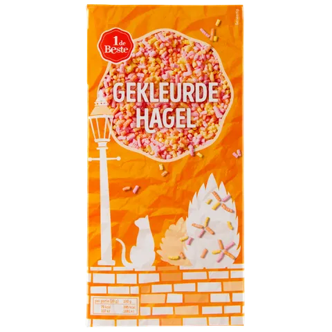 1 de Beste Gekleurde hagelslag