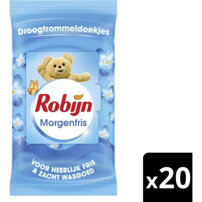 Robijn Droogtrommeldoekjes Morgenfris 20 Stuks
