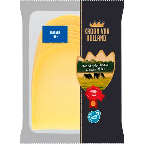 Kroon van Holland Belegen kaas 48+ plakken