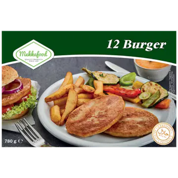 Mekkafood Burger 12 x 65 g