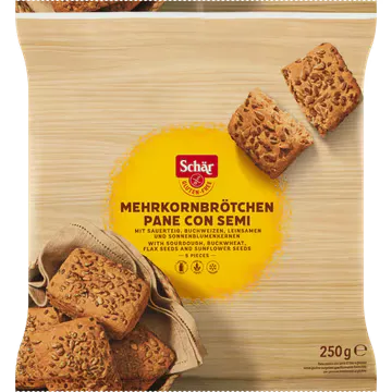 Schar Schär Meergranenbroodjes Glutenvrij 5 Stuks 250 g