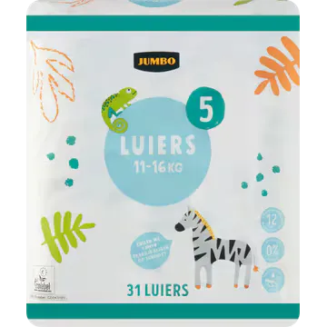 Jumbo Luiers Maat 5 11-16 kg 31 Stuks