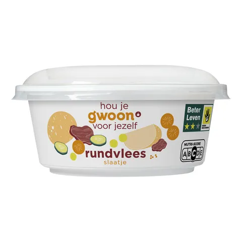 g'woon slaatje rundvlees