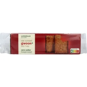 G'woon Ontbijtkoek 0% Gesneden