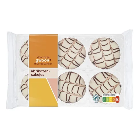 G'woon Abrikozen Cakejes