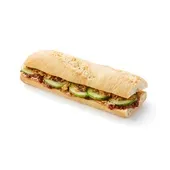 Spar broodje wit pittige pindakaas