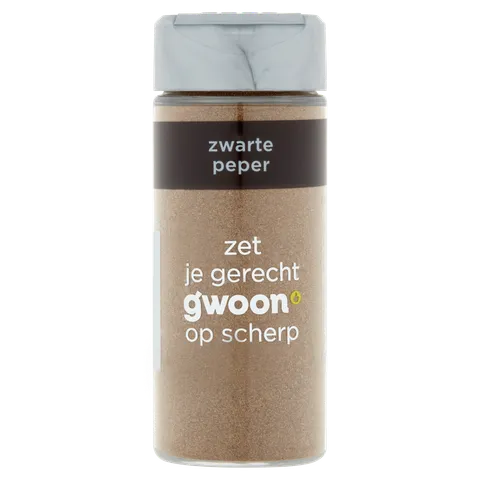G'woon Zwarte Peper Gemalen