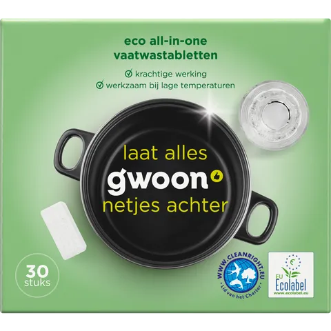 G'woon Vaatwastabletten Eco