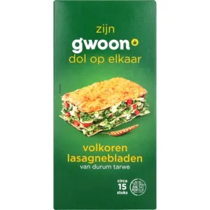 G'woon Volkoren Lasagnebladen