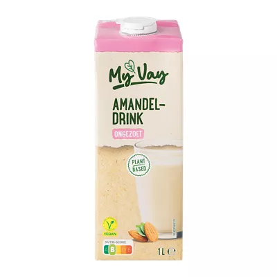 Amandeldrink ongezoet