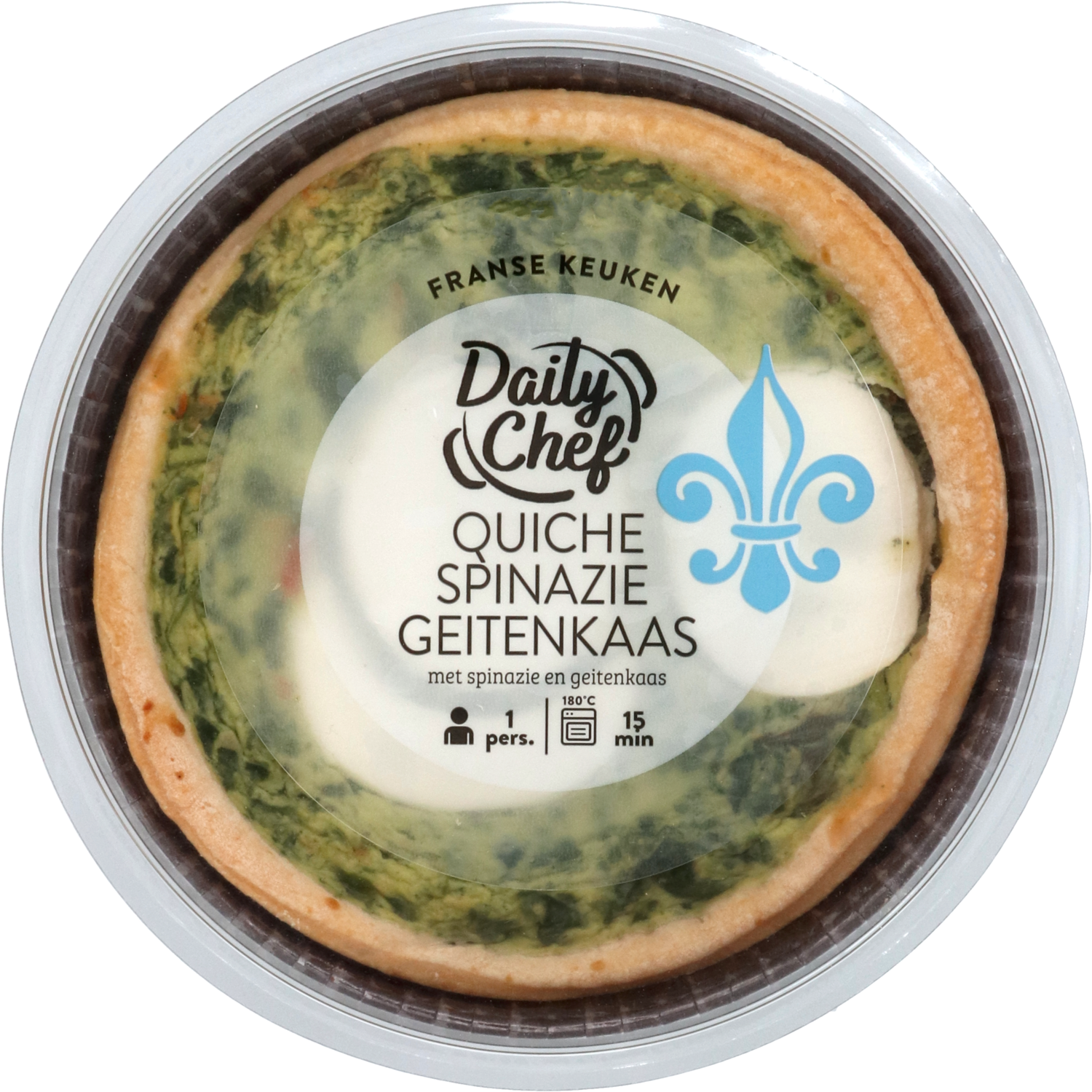 Daily Chef Quiche Spinazie - Geitenkaas