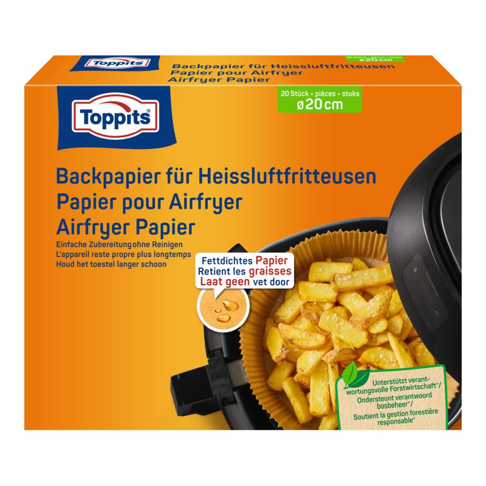 Toppits TOP AIRFRYER papier 20CM/20
