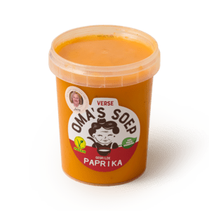 Oma's Soep gegrilde paprikasoep met zwarte peper