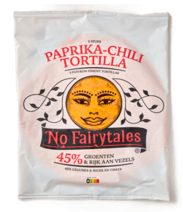 No Fairytales paprika-chilitortilla