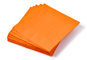 Duni servetten oranje