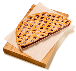 Kersenrastervlaai half
