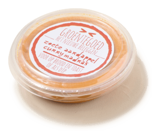 Groentegoed curry madras & zoete aardappel spread