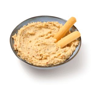 Groentegoed witte bonen tomaat basilicum spread