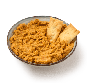Groentegoed linzen harissa spread