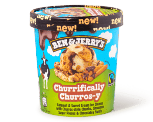 Ben & Jerry's churrifically churros'y