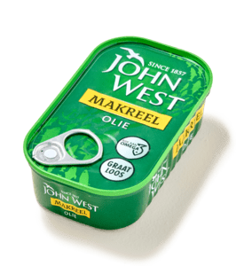 John West makreel in zonnebloemolie