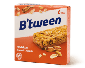 B'tween mueslireep pindakaas Hero