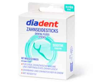 Diadent flossers sensitive mint
