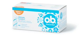 O.B. procomfort tampons super