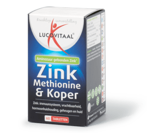 Lucovitaal zink methionine & koper tabletten