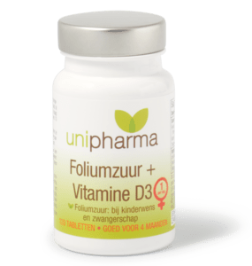 Unipharma foliumzuur + vitamine D3