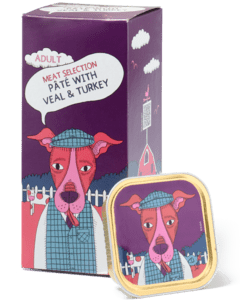 Picnic voor honden paté premium kalf & kalkoen