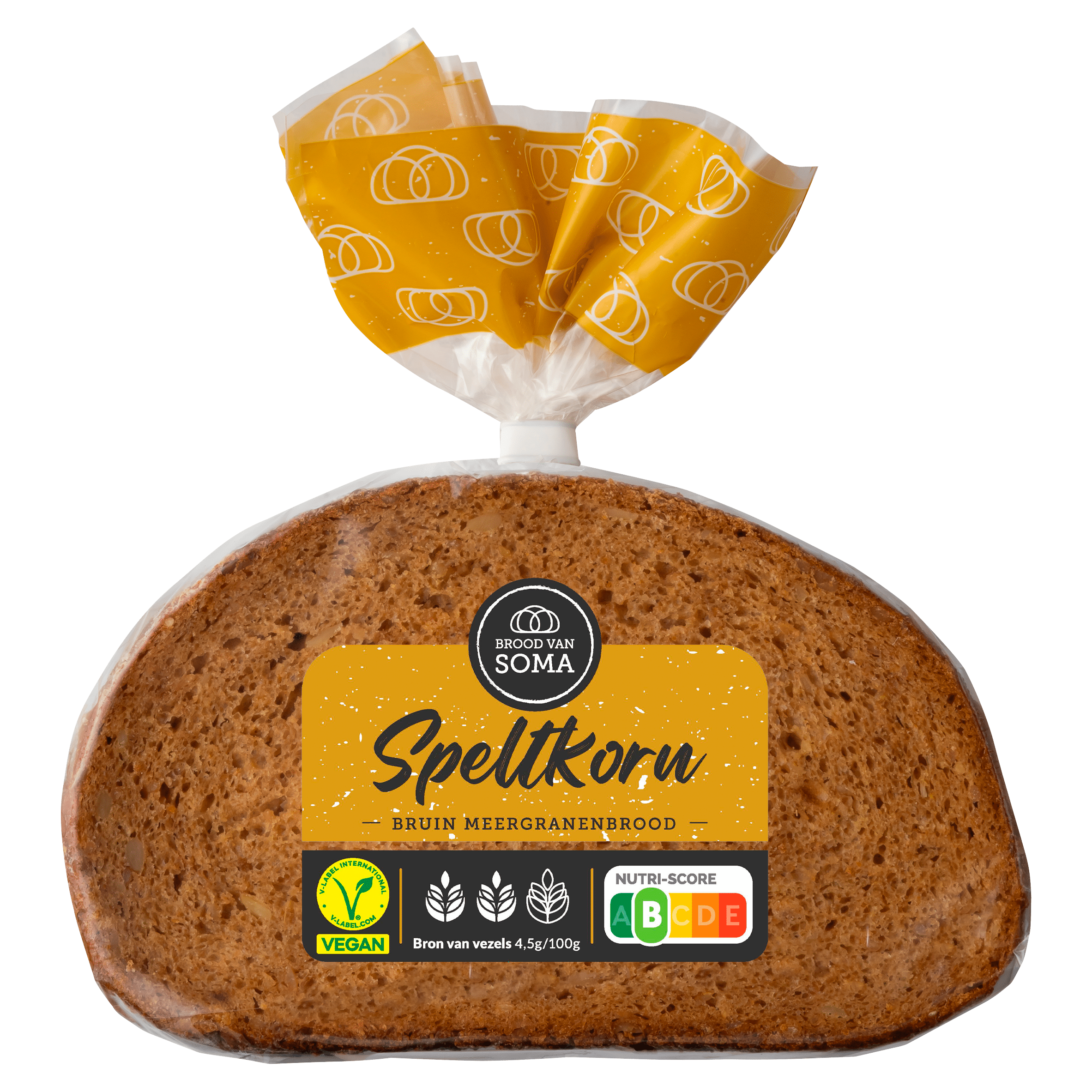 Brood van Soma Speltkoren speltbrood