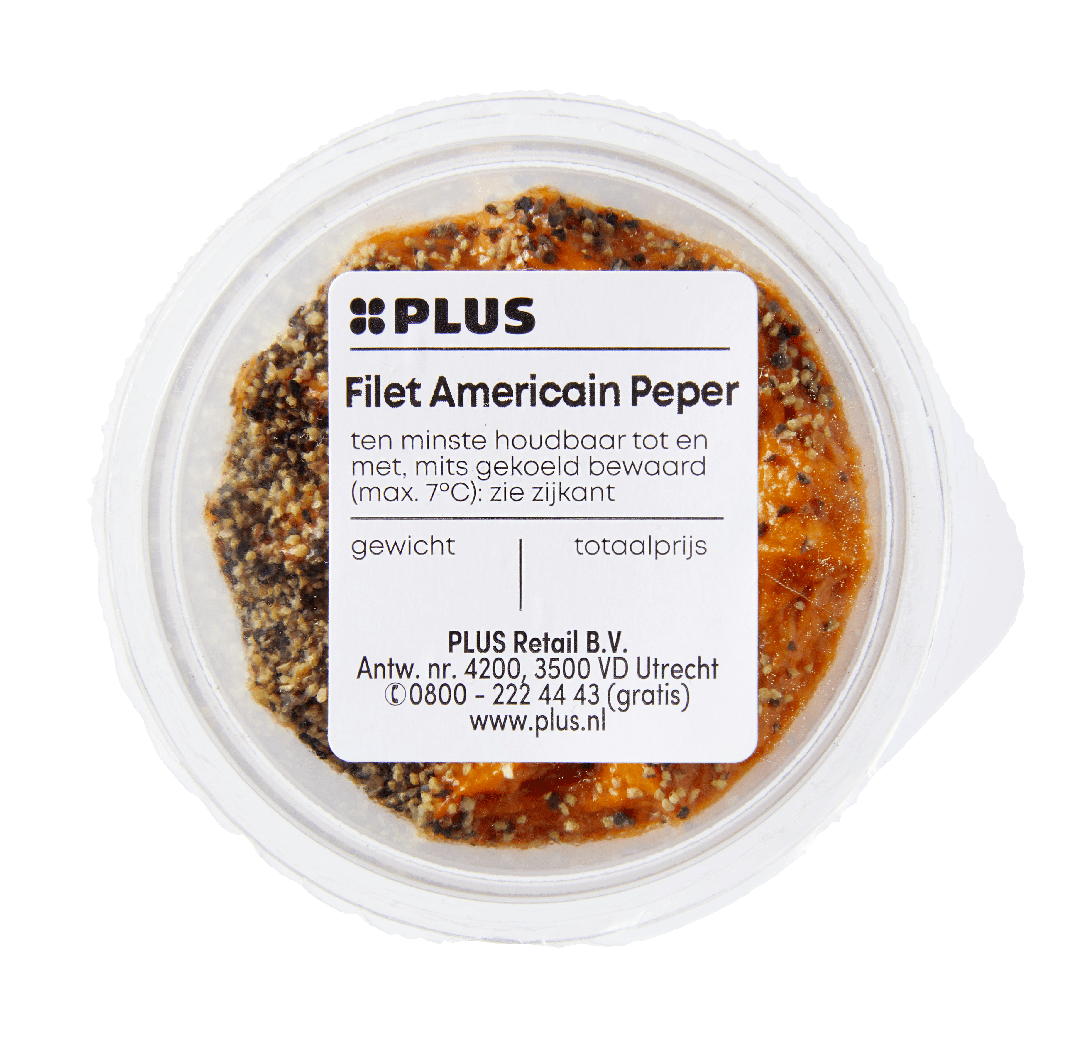PLUS Filet americain peper cup