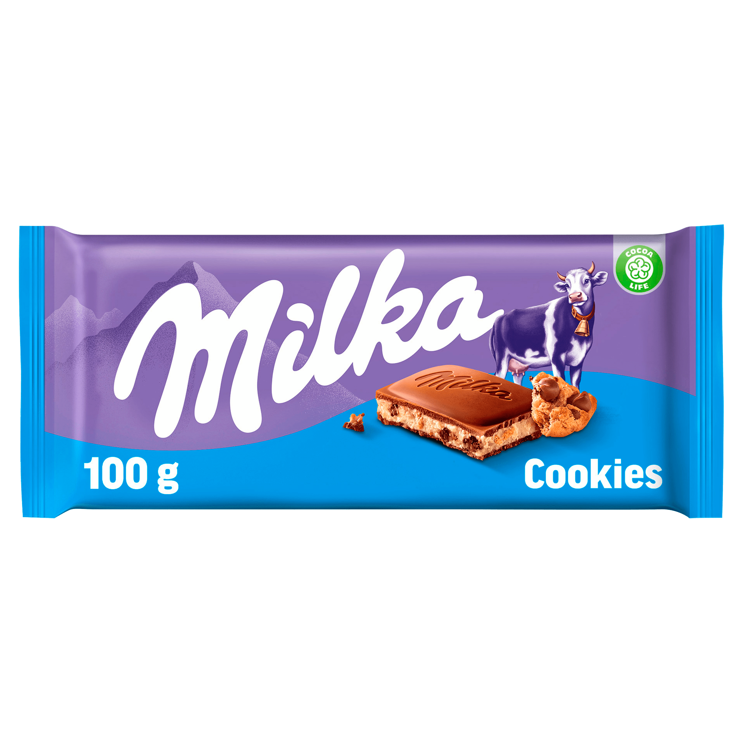 Milka Chocoladereep Cookies