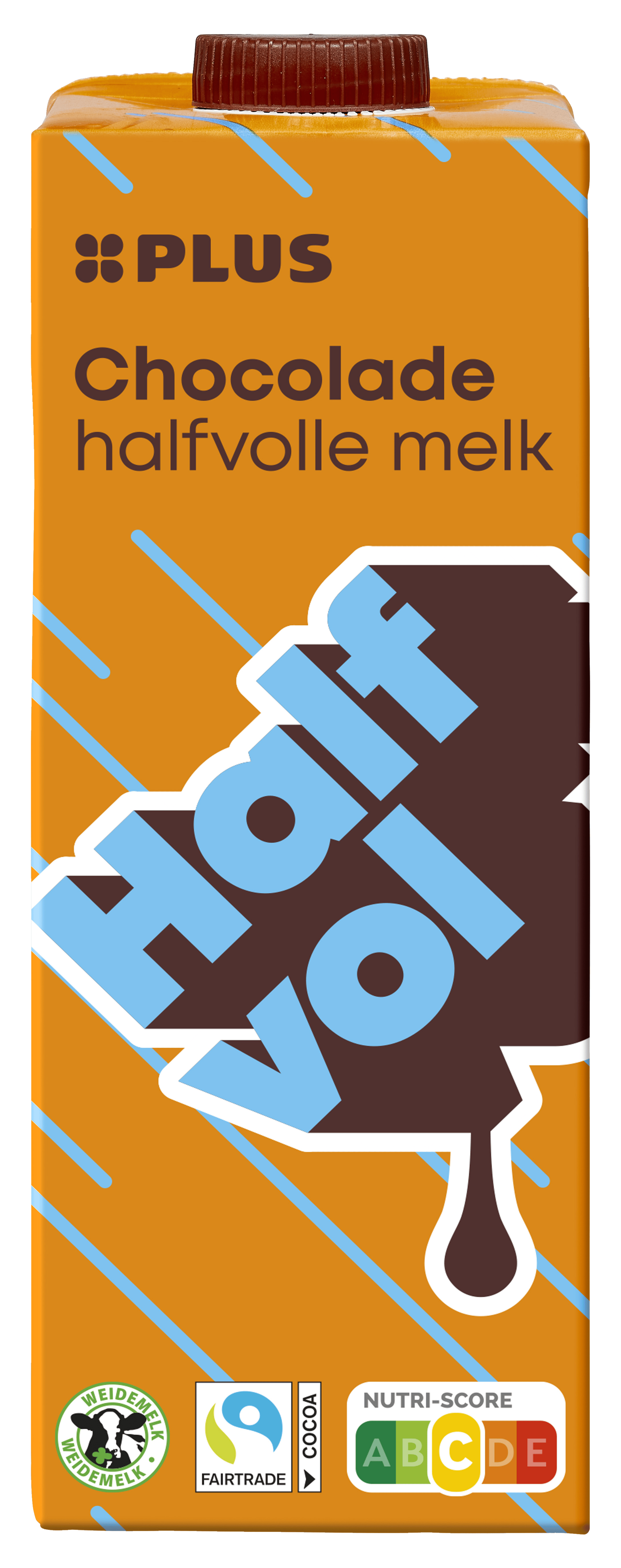 PLUS Fairtrade chocolademelk halfvol