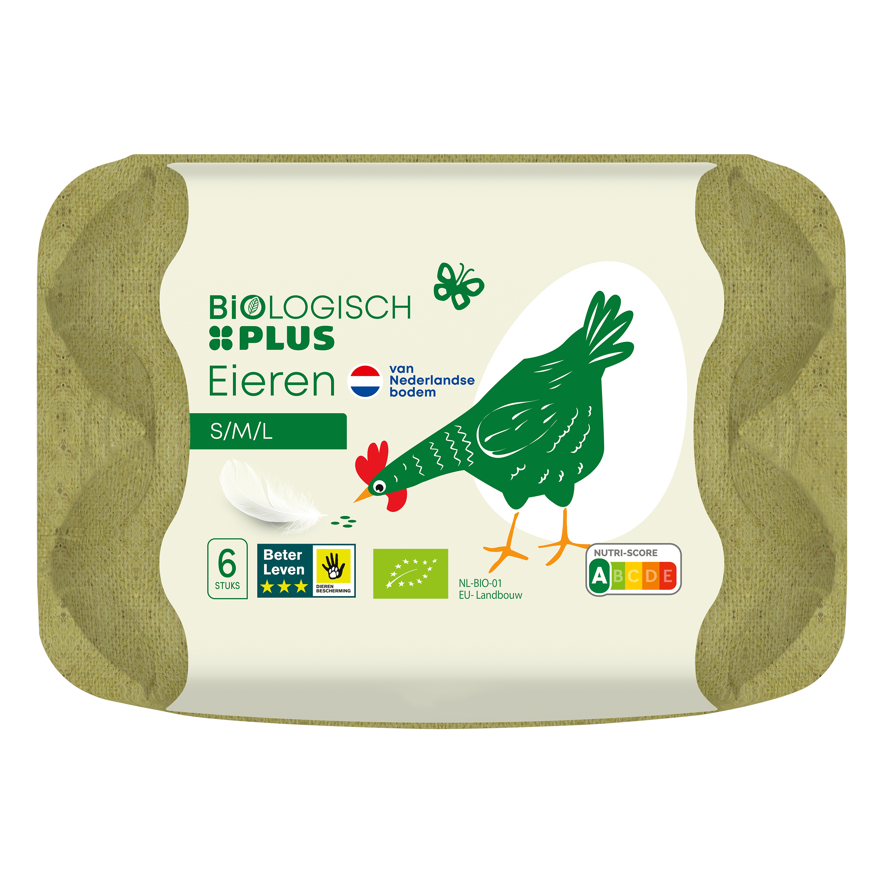 Biologisch PLUS Eieren  BX 6ST