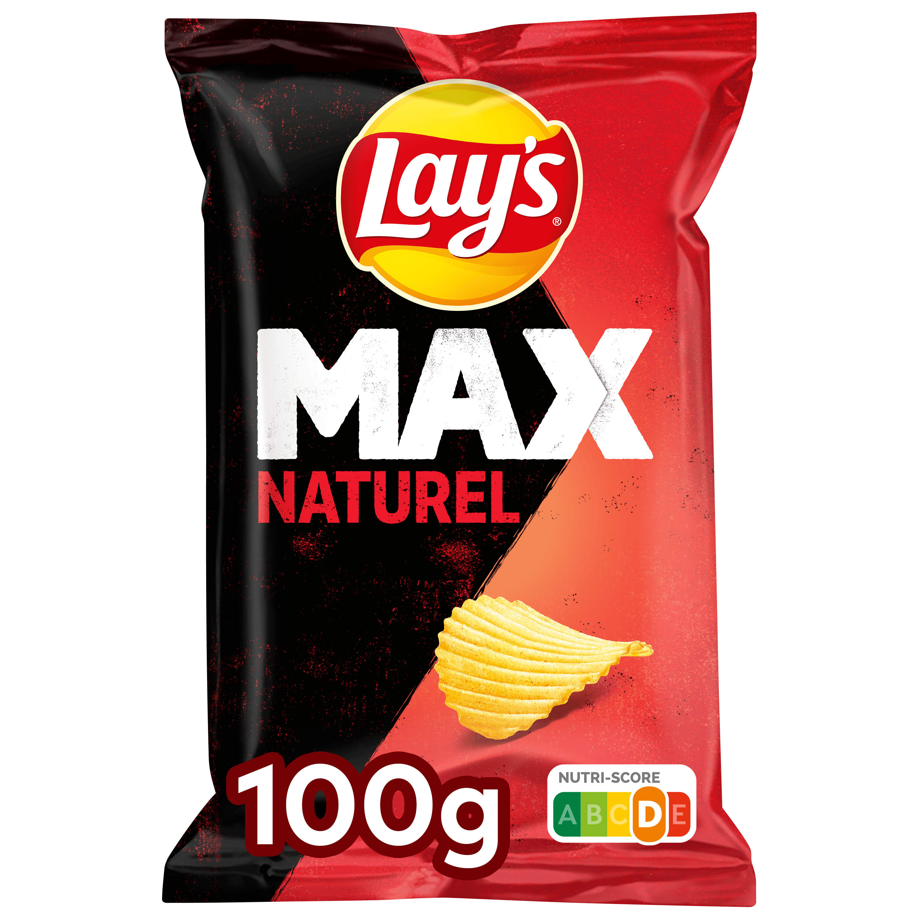 Lays Max Ribbel Chips Naturel