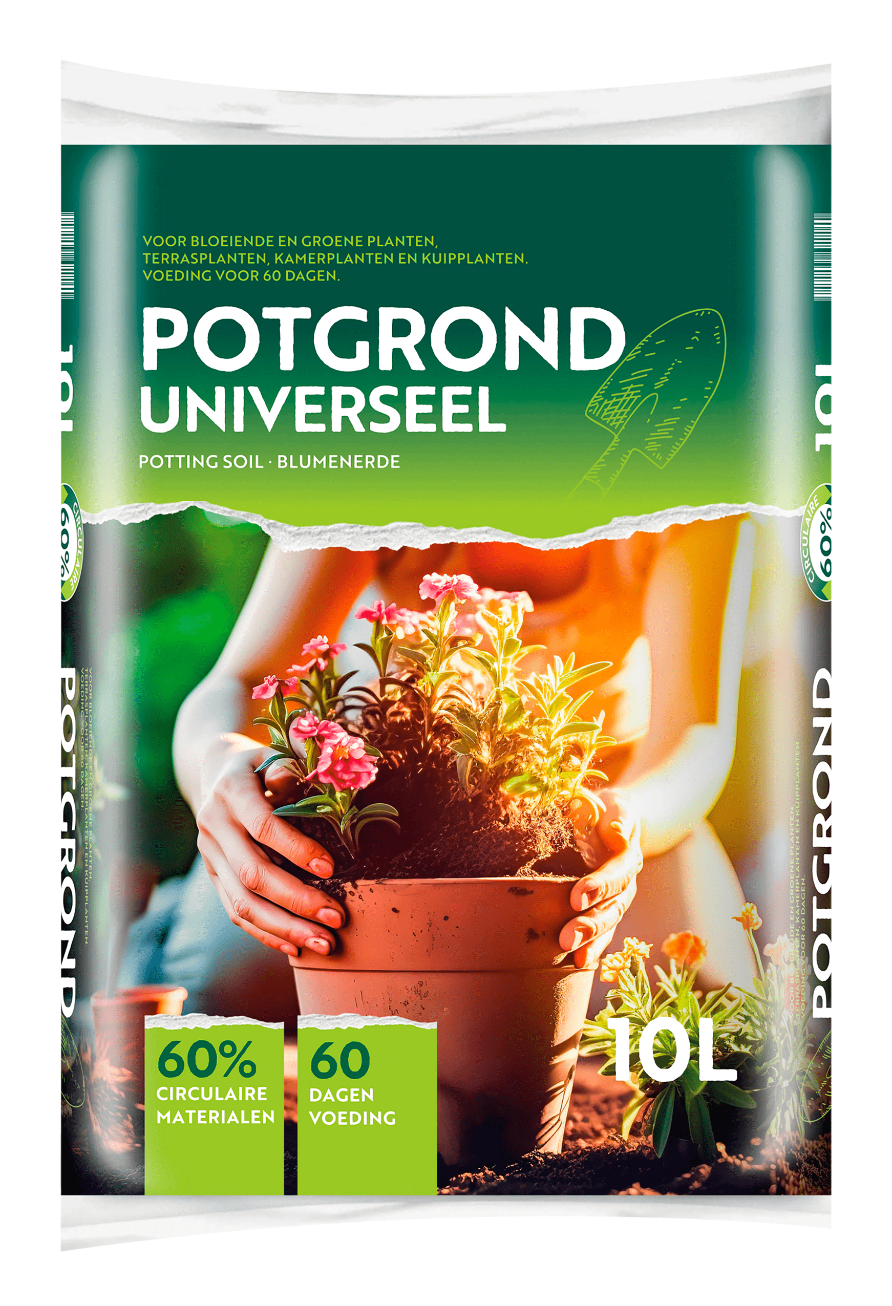 Merkloos Potgrond