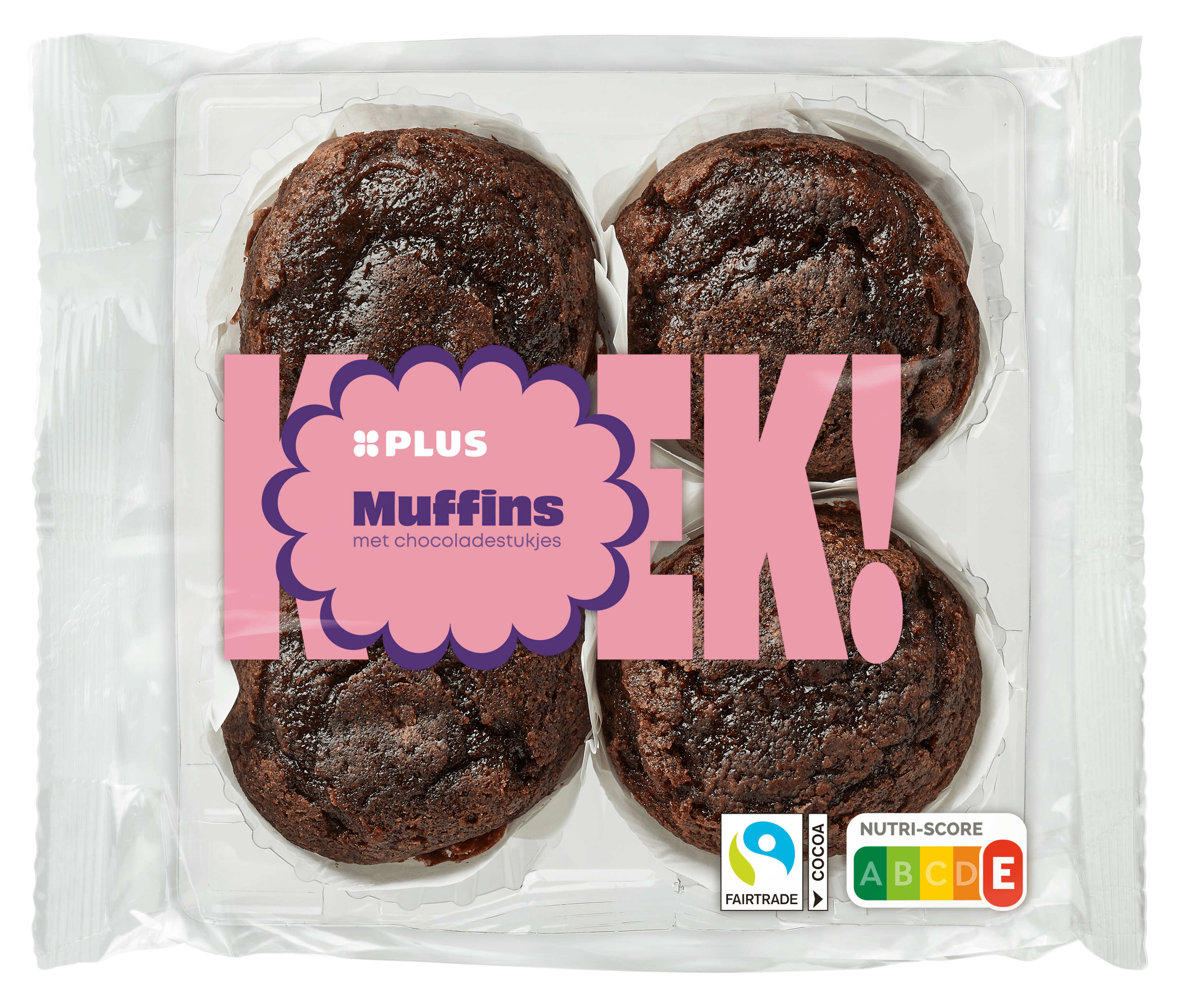 PLUS Muffins choco Fairtrade