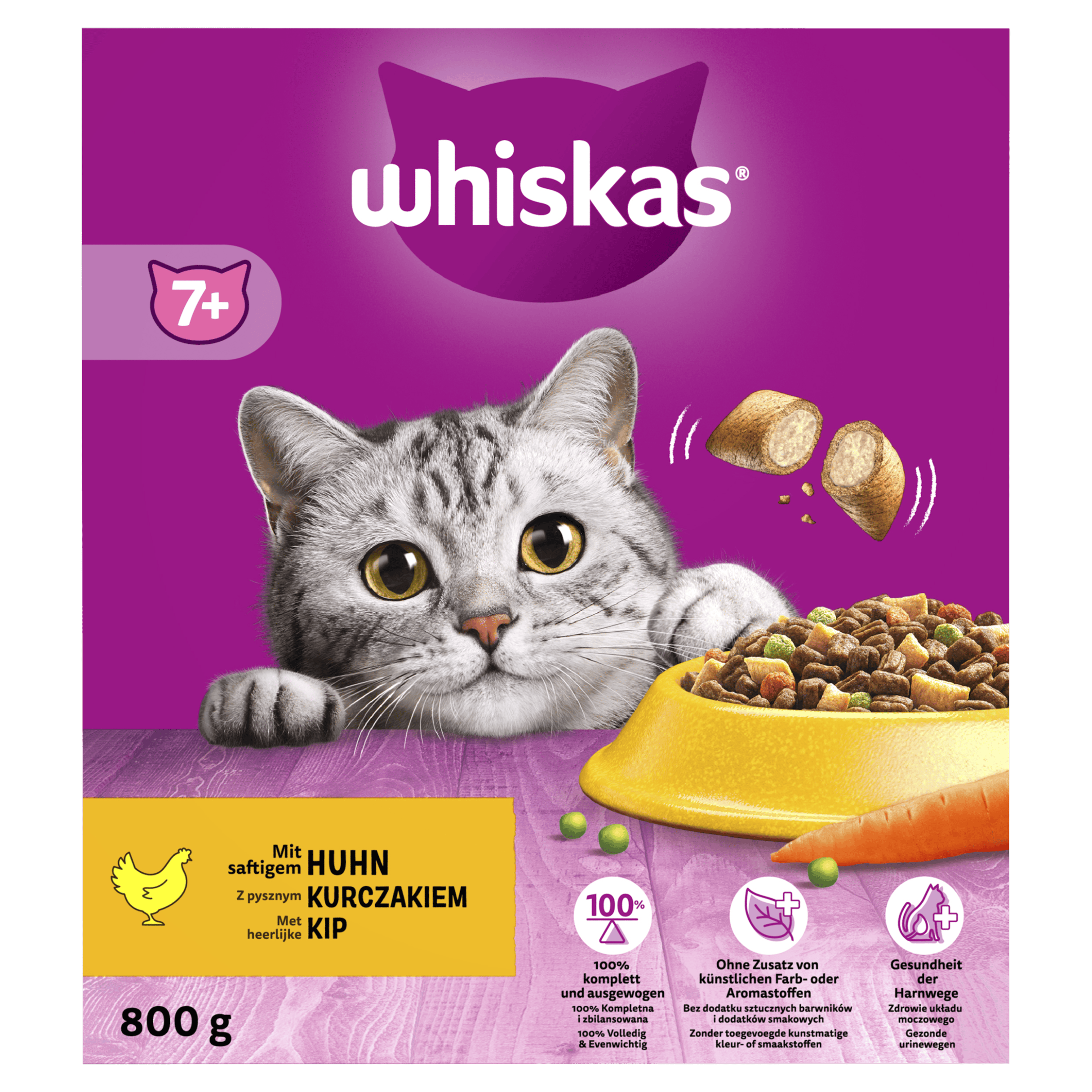 Whiskas Droog Senior Kip