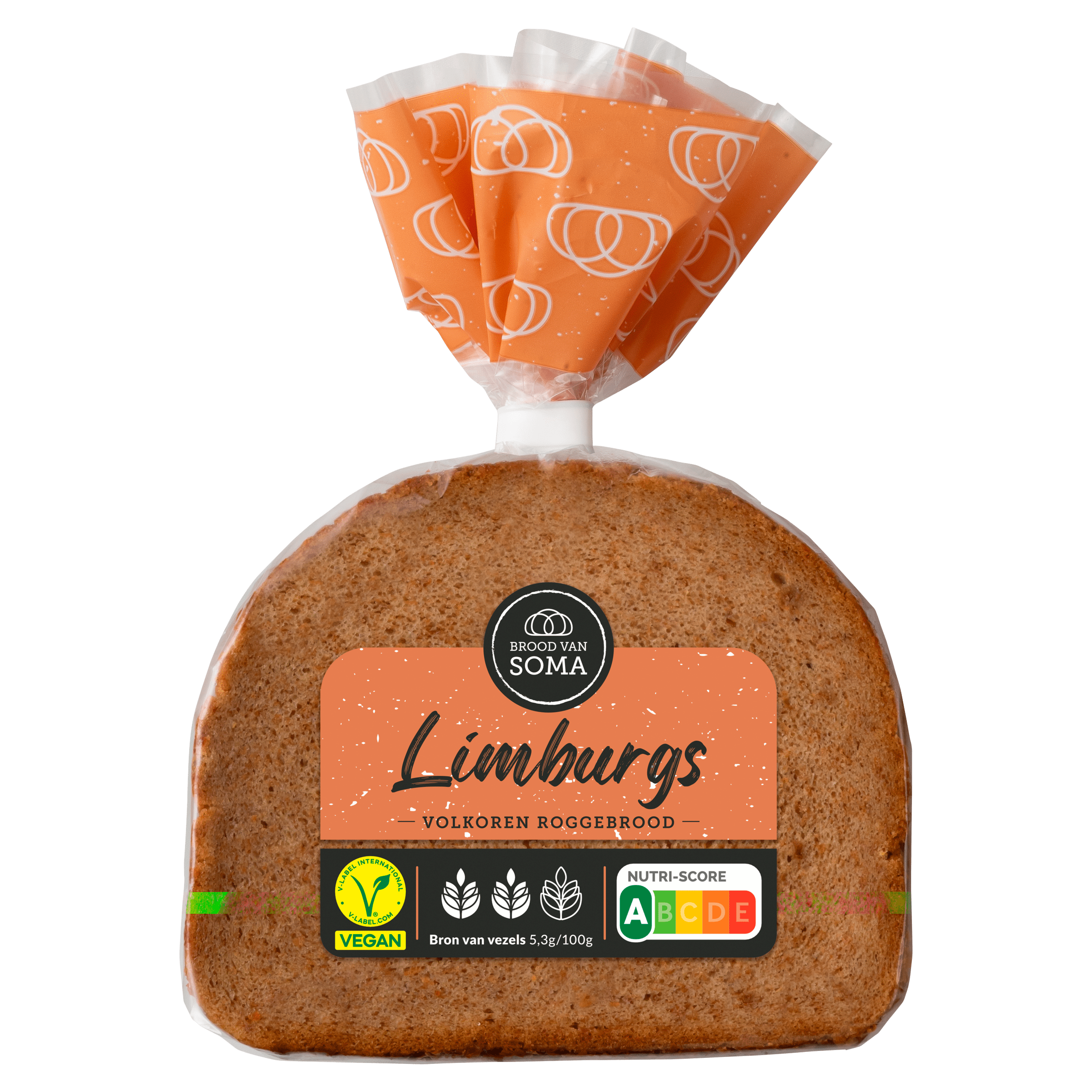 Brood van Soma Limburgs Rogge-tarwebrood